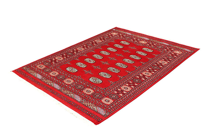 Red Bokhara 4' 7 x 6' 2 - No. 60653 - ALRUG Rug Store