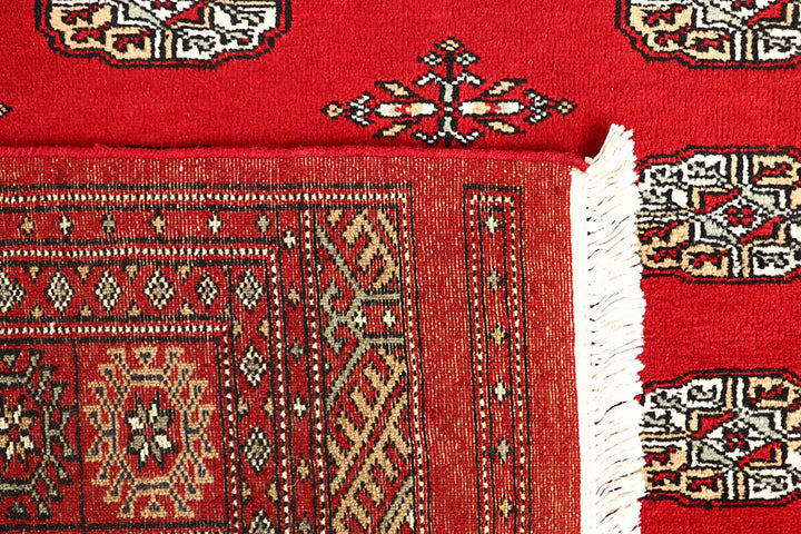 Red Bokhara 4' 7 x 6' 2 - No. 60653 - ALRUG Rug Store