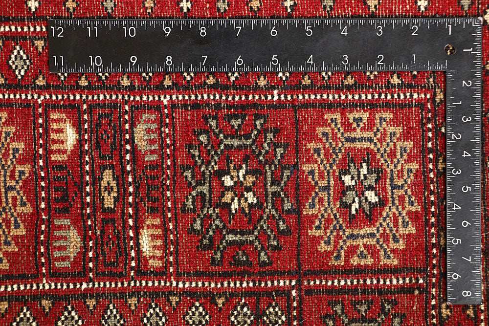 Red Bokhara 4' 7 x 6' 2 - No. 60653 - ALRUG Rug Store