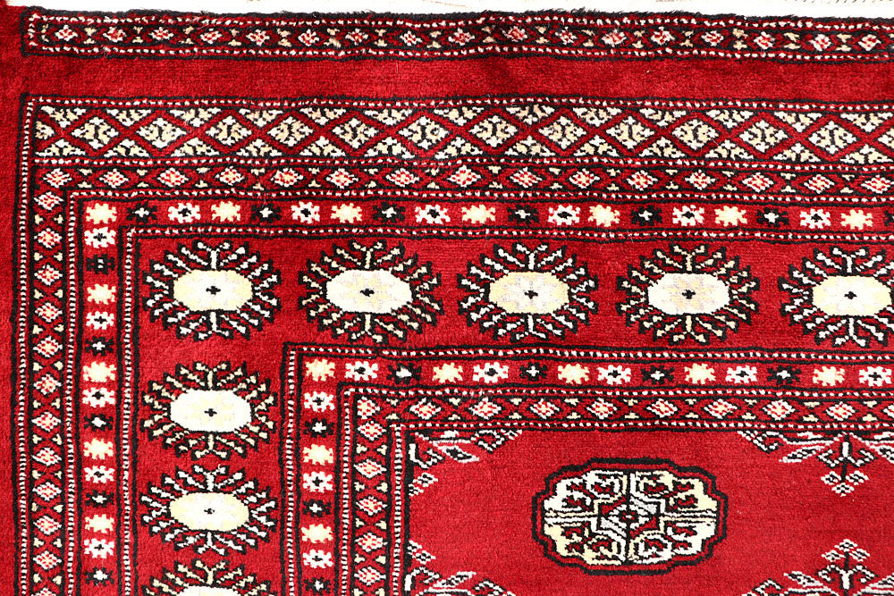 Red Bokhara 4' 8 x 6' 7 - No. 60655 - ALRUG Rug Store