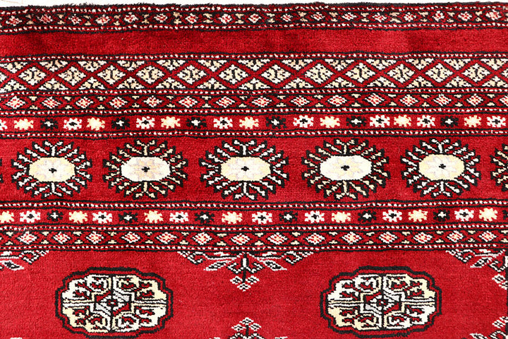 Red Bokhara 4' 8 x 6' 7 - No. 60655 - ALRUG Rug Store
