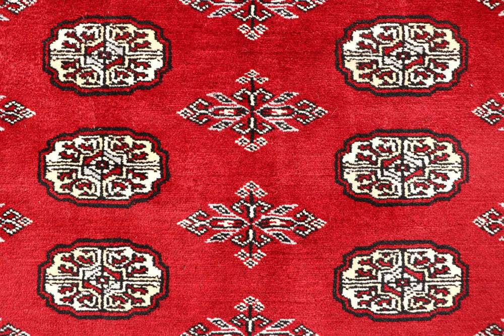 Red Bokhara 4' 8 x 6' 7 - No. 60655 - ALRUG Rug Store