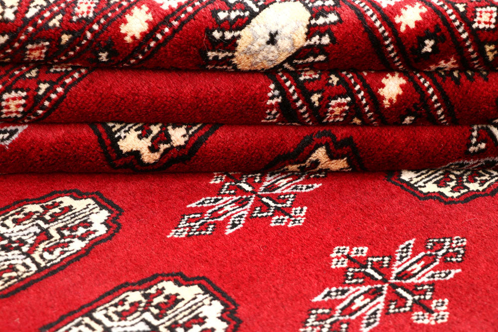 Red Bokhara 4' 8 x 6' 7 - No. 60655 - ALRUG Rug Store