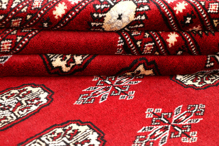 Red Bokhara 4' 8 x 6' 7 - No. 60655 - ALRUG Rug Store