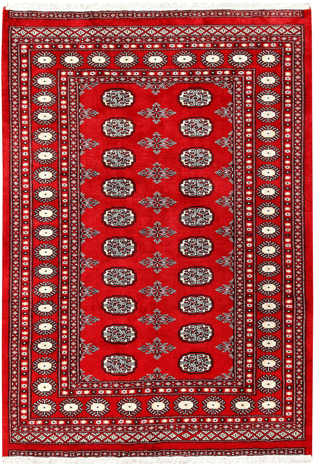Red Bokhara 4' 8 x 6' 7 - No. 60655 - ALRUG Rug Store