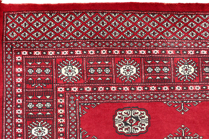 Firebrick Bokhara 4' 6 x 6' 7 - No. 60670 - ALRUG Rug Store