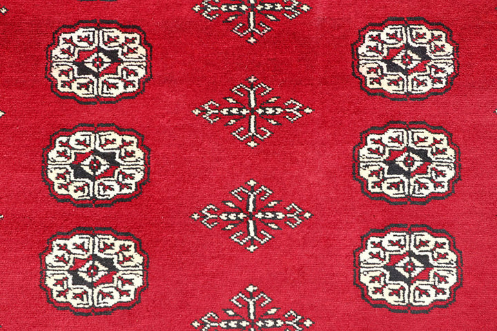 Firebrick Bokhara 4' 6 x 6' 7 - No. 60670 - ALRUG Rug Store