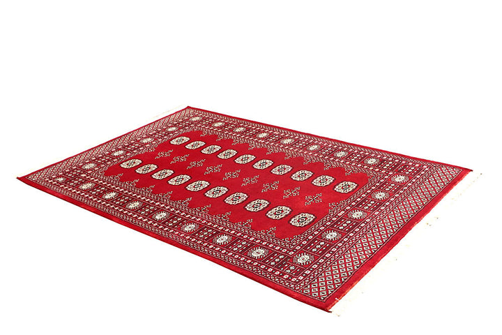 Firebrick Bokhara 4' 6 x 6' 7 - No. 60670 - ALRUG Rug Store