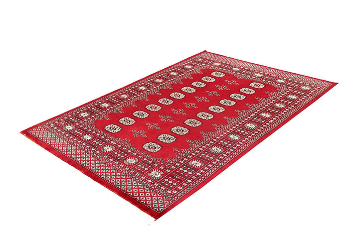 Firebrick Bokhara 4' 6 x 6' 7 - No. 60670 - ALRUG Rug Store