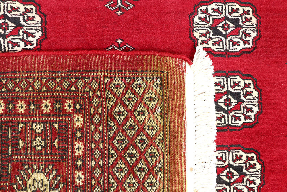 Firebrick Bokhara 4' 6 x 6' 7 - No. 60670 - ALRUG Rug Store