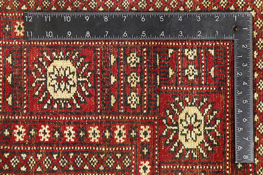 Firebrick Bokhara 4' 6 x 6' 7 - No. 60670 - ALRUG Rug Store