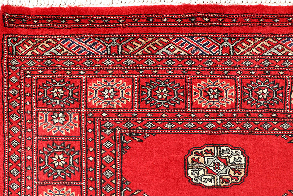 Red Bokhara 4' 7 x 6' 10 - No. 60673 - ALRUG Rug Store