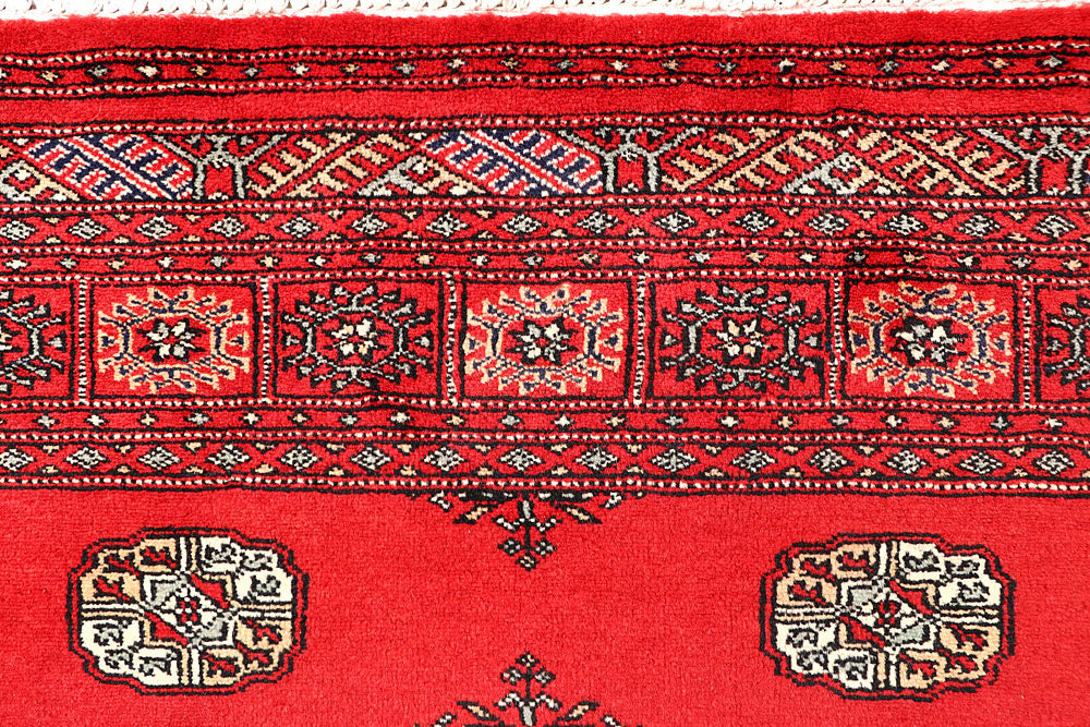 Red Bokhara 4' 7 x 6' 10 - No. 60673 - ALRUG Rug Store