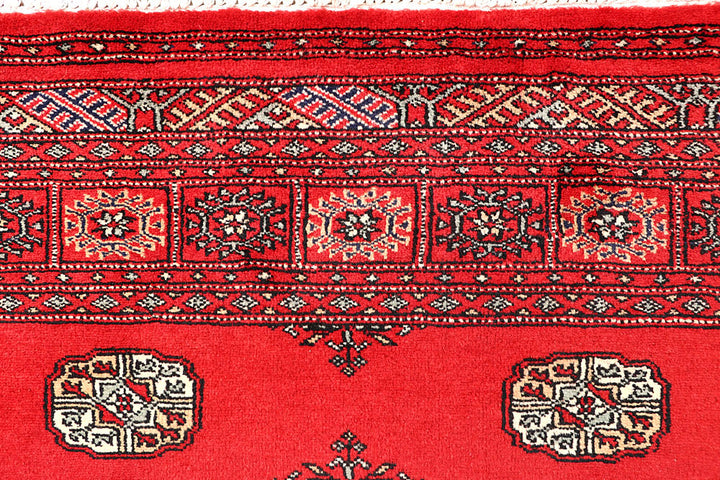Red Bokhara 4' 7 x 6' 10 - No. 60673 - ALRUG Rug Store