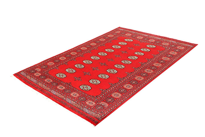 Red Bokhara 4' 7 x 6' 10 - No. 60673 - ALRUG Rug Store