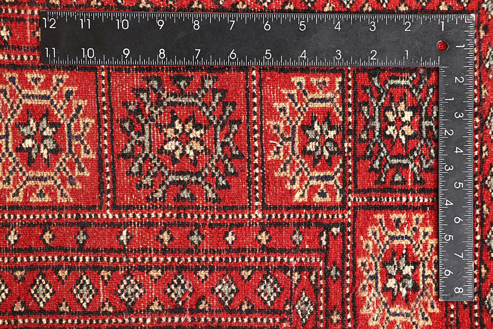 Red Bokhara 4' 7 x 6' 10 - No. 60673 - ALRUG Rug Store