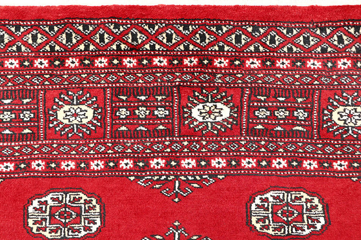 Red Bokhara 4' 6 x 6' 5 - No. 60674 - ALRUG Rug Store