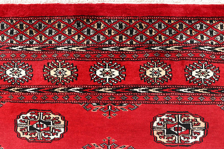 Red Bokhara 4' 6 x 6' 11 - No. 60675 - ALRUG Rug Store