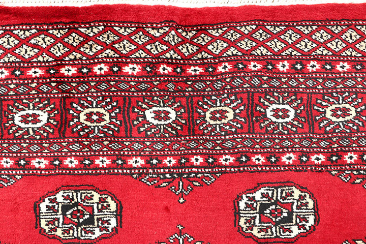 Red Bokhara 4' 5 x 6' 8 - No. 60682 - ALRUG Rug Store