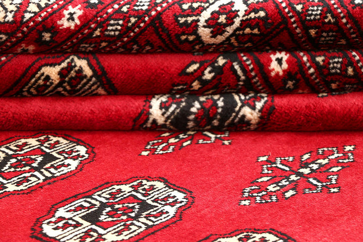 Red Bokhara 4' 5 x 6' 8 - No. 60682 - ALRUG Rug Store