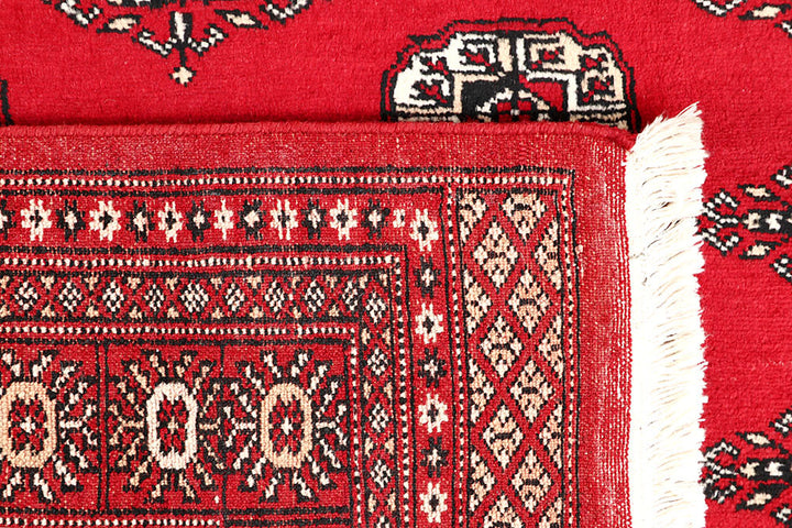 Red Bokhara 4' 5 x 6' 8 - No. 60682 - ALRUG Rug Store