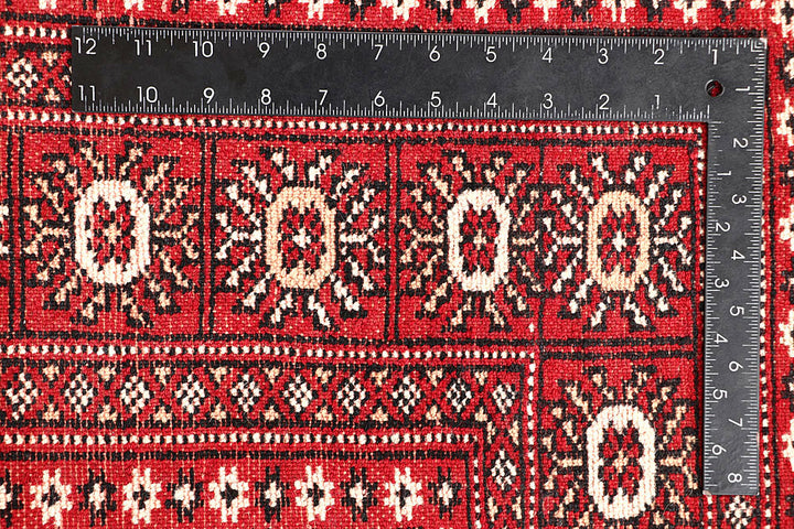 Red Bokhara 4' 5 x 6' 8 - No. 60682 - ALRUG Rug Store