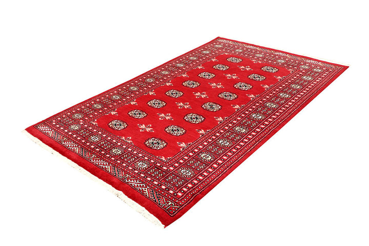 Red Bokhara 4' 7 x 7' 6 - No. 60684 - ALRUG Rug Store