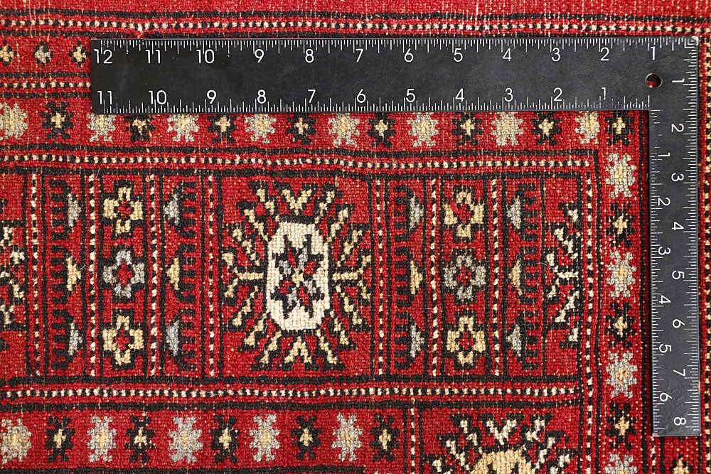 Red Bokhara 4' 7 x 7' 6 - No. 60684 - ALRUG Rug Store