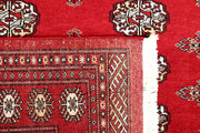 Red Bokhara 4' 6 x 6' 4 - No. 60686 - ALRUG Rug Store