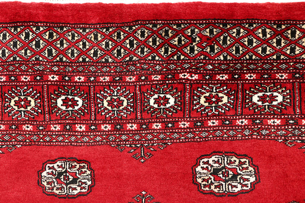 Red Bokhara 4' 5 x 6' 7 - No. 60690 - ALRUG Rug Store