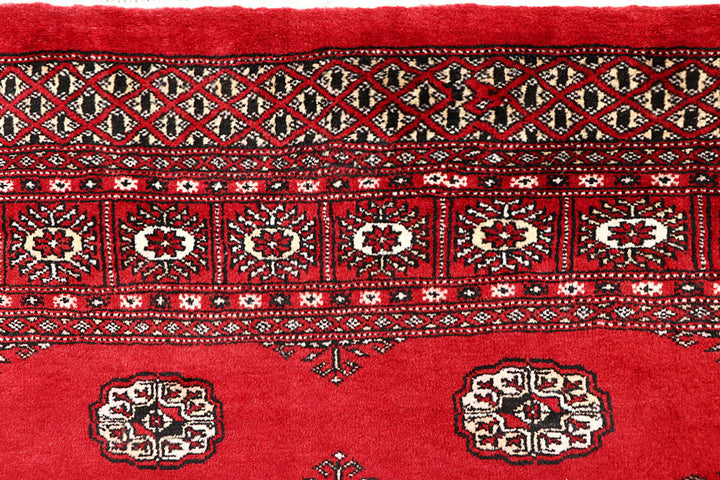 Red Bokhara 4' 5 x 6' 7 - No. 60690 - ALRUG Rug Store