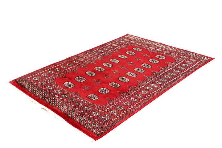 Red Bokhara 4' 5 x 6' 7 - No. 60690 - ALRUG Rug Store