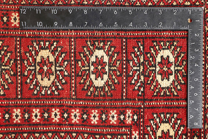 Red Bokhara 4' 5 x 6' 7 - No. 60690 - ALRUG Rug Store