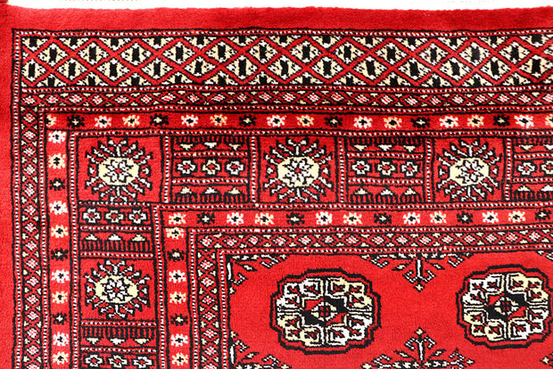 Red Bokhara 4' 6 x 7' 2 - No. 60693 - ALRUG Rug Store