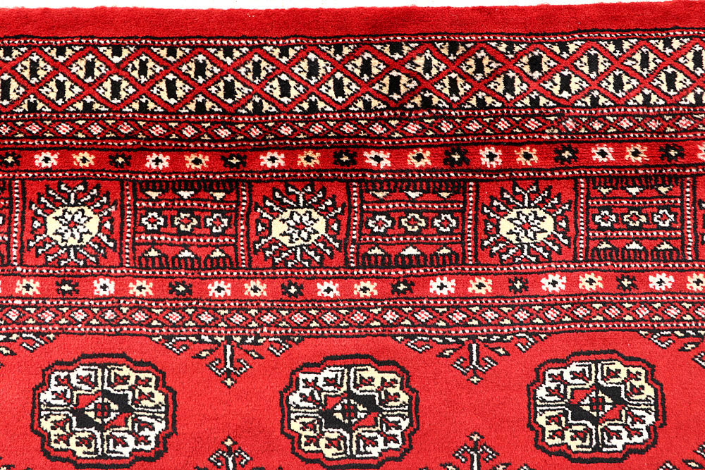 Red Bokhara 4' 6 x 7' 2 - No. 60693 - ALRUG Rug Store
