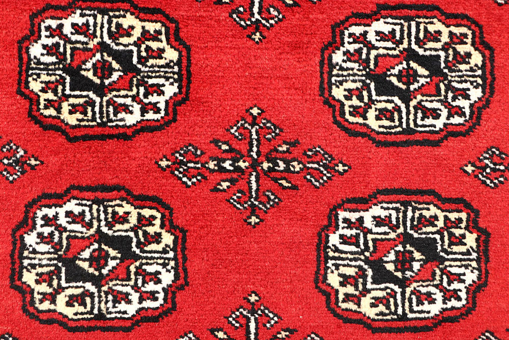 Red Bokhara 4' 6 x 7' 2 - No. 60693 - ALRUG Rug Store