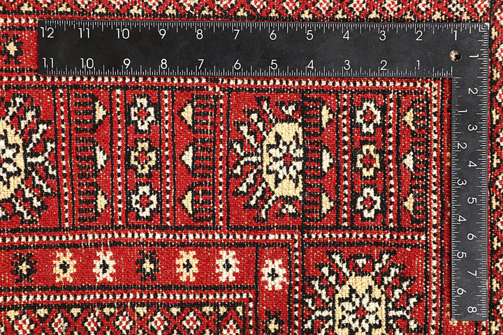 Red Bokhara 4' 6 x 7' 2 - No. 60693 - ALRUG Rug Store