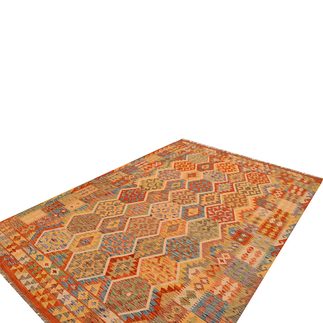 Vegetable Kilim 6' 6 x 9' 3 (ft) - No. AL76471 - ALRUG Rug Store