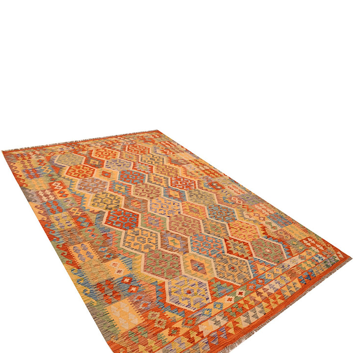Vegetable Kilim 6' 6 x 9' 3 (ft) - No. AL76471 - ALRUG Rug Store