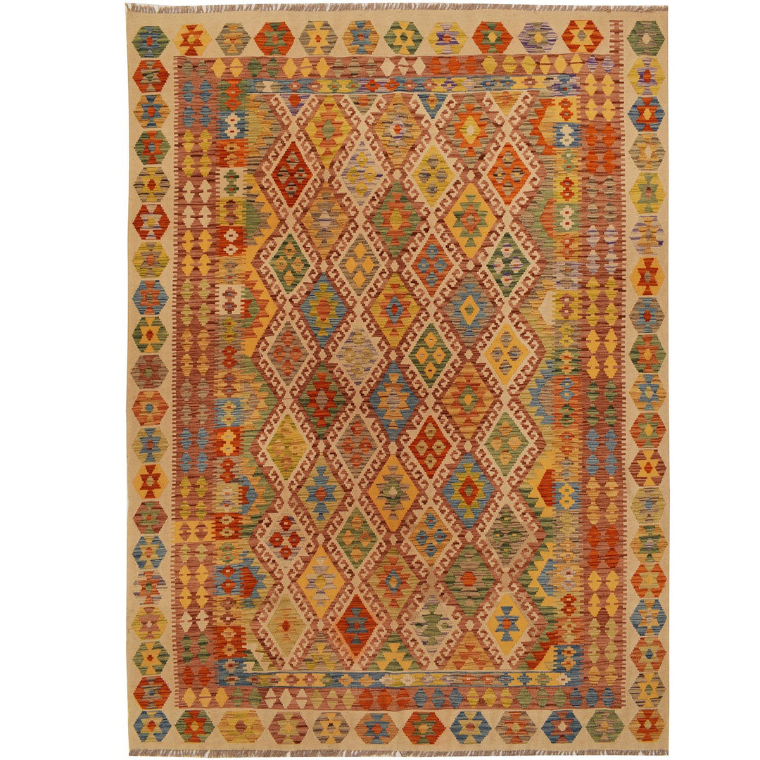 Vegetable Kilim 6' 8 x 9' 5 (ft) - No. AL69832 - ALRUG Rug Store