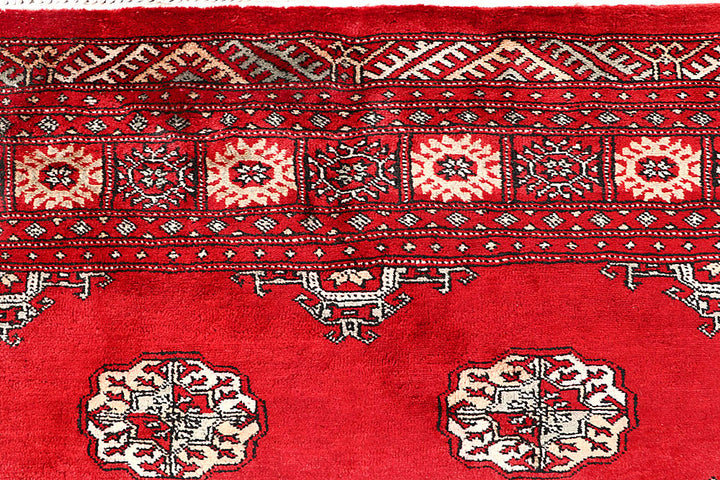 Firebrick Bokhara 4' 6 x 7' 1 - No. 60701 - ALRUG Rug Store
