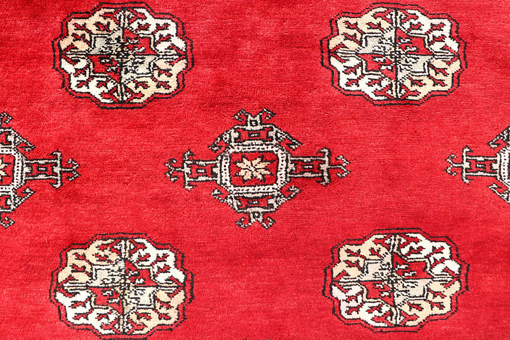 Firebrick Bokhara 4' 6 x 7' 1 - No. 60701 - ALRUG Rug Store