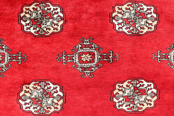 Firebrick Bokhara 4' 6 x 7' 1 - No. 60701 - ALRUG Rug Store