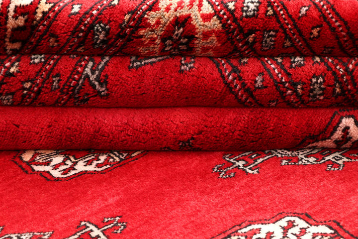 Firebrick Bokhara 4' 6 x 7' 1 - No. 60701 - ALRUG Rug Store