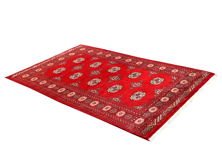 Firebrick Bokhara 4' 6 x 7' 1 - No. 60701 - ALRUG Rug Store