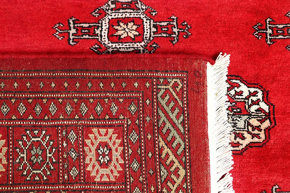 Firebrick Bokhara 4' 6 x 7' 1 - No. 60701 - ALRUG Rug Store