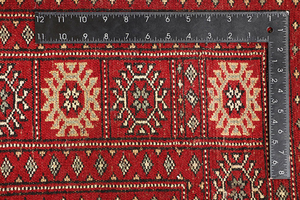 Firebrick Bokhara 4' 6 x 7' 1 - No. 60701 - ALRUG Rug Store