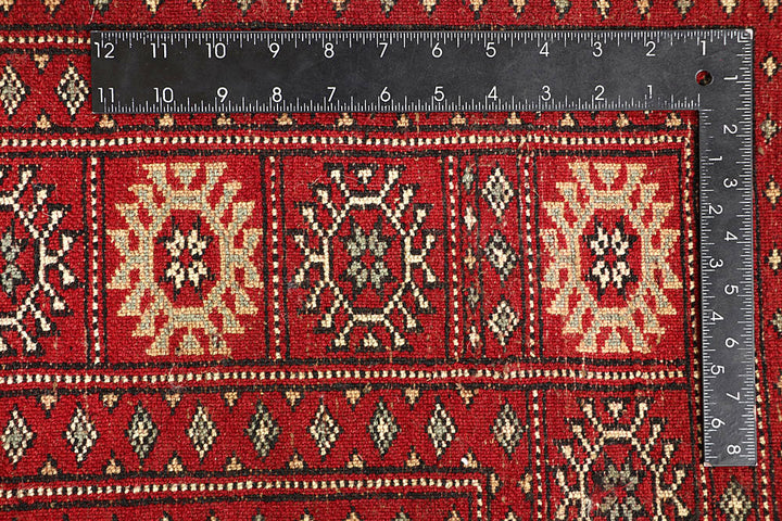 Firebrick Bokhara 4' 6 x 7' 1 - No. 60701 - ALRUG Rug Store
