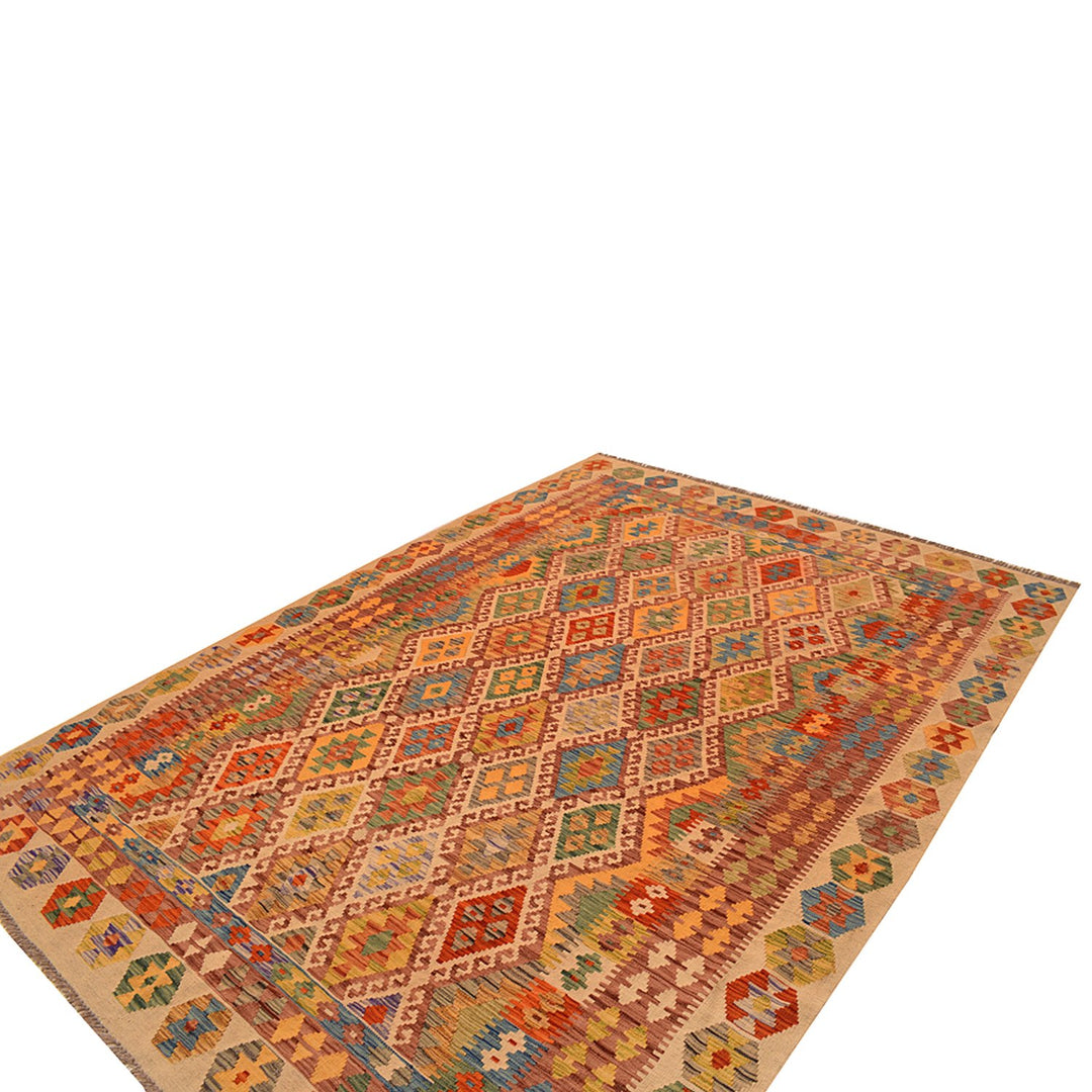 Vegetable Kilim 6' 8 x 9' 5 (ft) - No. AL69832 - ALRUG Rug Store