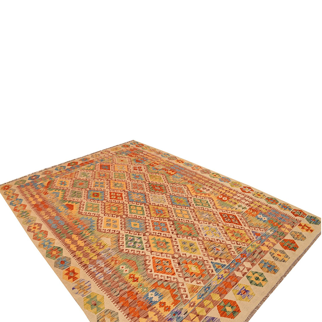 Vegetable Kilim 6' 8 x 9' 5 (ft) - No. AL69832 - ALRUG Rug Store